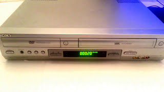 Sony SLVD300P DVD VHS VCR Combo Player Broken DVD Drive NO REMOTE Ebay Showcase Sold [upl. by Alekim986]