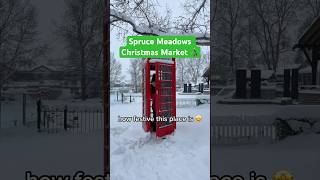 Spruce Meadows Christmas Market 🎄 calgary yyc christmasmarket [upl. by Ornas]