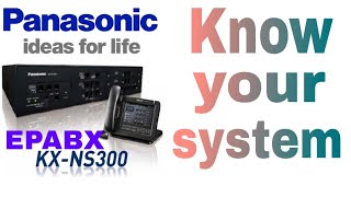 Panasonic EPABX NS 300  NS Series  FEATURES AND USER GUIDE [upl. by Anot]