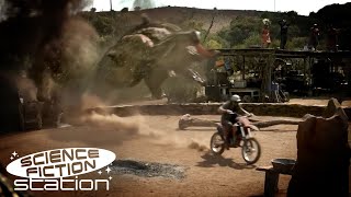 Outrunning A Graboid On A Dirt Bike  Tremors 5 Bloodlines 2015  Science Fiction Station [upl. by Lello301]