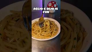 Aglio e Olio Recipe in 30 Seconds shorts pasta cooking [upl. by Ahgiela]