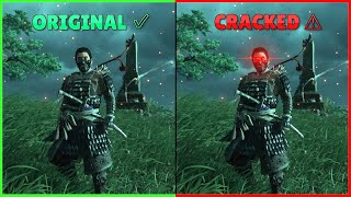 Ghost Of Tsushima  Cracked vs Original performance comparison RTX 4070 [upl. by Rubinstein]