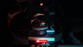 Helm KYT R2R LED RED automobile smarthelmet smartphone shortsviral shortvideo shorts [upl. by Rubie135]