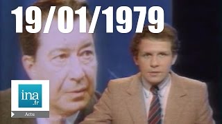 20h Antenne 2 du 19 janvier 1979  Mort de Paul Meurisse  Archive INA [upl. by Spracklen]