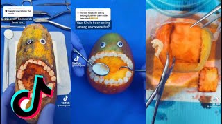 fleetingfilms  Fruit amp Vegetable Surgeries  Discount Dentist  TikTok Compilation [upl. by Loni]