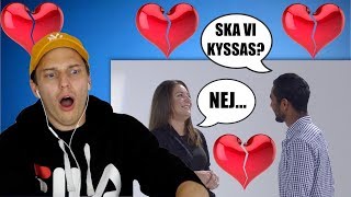 REAGERAR PÅ LOVE AT FIRST KSS SVERIGE 3  Stackars Fredrik [upl. by Garlan]