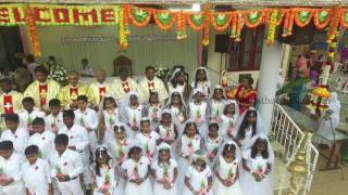 Holy Communion  StSebastian Church Madathattuvilai  Festival 2017 [upl. by Maddi]