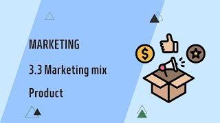 IGCSE Business Chapter 33 Marketing mix  Product [upl. by Mahgem]