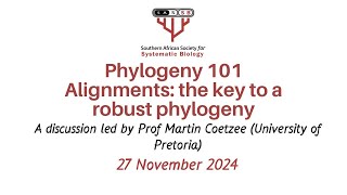 Phylogeny 101 Session 2 Alignments [upl. by Elraet550]