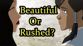 Ending To The Legend Of Korra  My Reaction To Korrasami Happening [upl. by Nwahsirhc639]