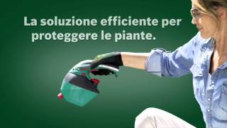 Bosch Isio III  Sfoltirami tosaerba e sprayer [upl. by Erialcyram402]