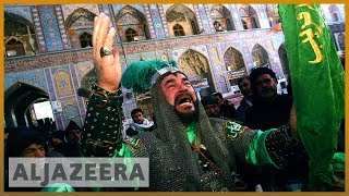 Day of Ashoura marked in Karbala [upl. by Assyram]