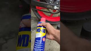 Bike chain cleaner and chain lube tips wd40 [upl. by Jacques]