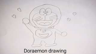 Doraemon drawing easy stepbystep Doraemon drawing [upl. by Akihsal]