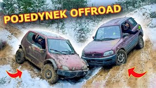 Seicento Offroad Vs Toyota Rav4 w terenie [upl. by Deste]