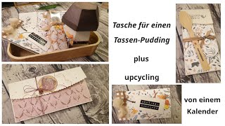 TassenPuddingVerpackung und upcycling eines Kalenders [upl. by Berkshire]