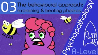 Phobias explaining and treating behavioural approach  Psychopathology ALevel Psychology [upl. by Kellby]