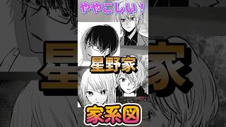 【推しの子考察】1分で分かる星野家家系図！ややこしい関係性を図で解説【ネタバレ注意】 [upl. by Anirhtak853]