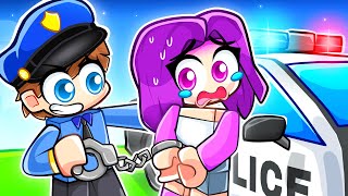 Zoey GOT ARRESTED in Roblox [upl. by Relyt]