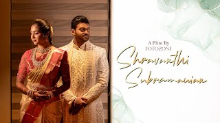 ShravanthiSubramanian  Hindhu Engagement 2023  Highlights Foto Zone Photography [upl. by Hsuk]