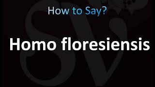 How to Pronounce Homo floresiensis CORRECTLY [upl. by Remliw]