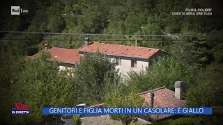 Genitori e figlia morti in un casolare è giallo  La Vita in diretta 11092024 [upl. by Lytsyrk]