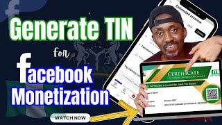 How To Get Tax Identification Number In Nigeria For Facebook Monetization amp Other Uses [upl. by Ardiek545]