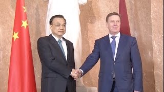 China Latvia Agree to Deepen Cooperation in All Fields [upl. by Kermy]