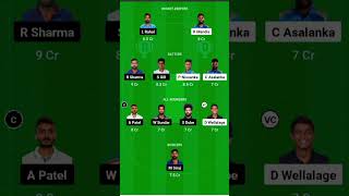 dream11 cricket team IND VS SL ODI [upl. by Ruhtracm370]