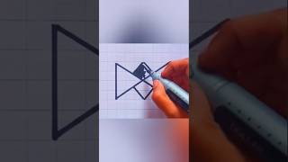 How to make 3D illusion drawing alishba drawing art 3dillusiondrawing please subscribe [upl. by Enihpad]