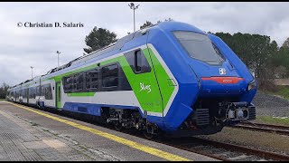 Trenitalia  HTR412039 in arrivo a Macomer [upl. by Etnecniv]