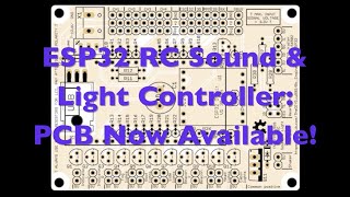 Arduino ESP32 RC Sound amp Light Controller PBC Automatic Transmission Improved Tatra 813 [upl. by Siron118]