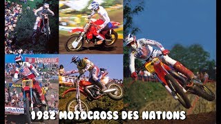 1982 Motocross and Trophée des Nations [upl. by Aierb]