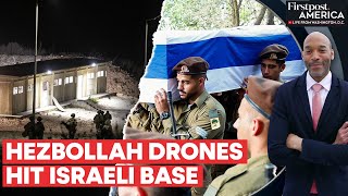 Hezbollah Drone Strike Kills Four Soldiers Escalates IsraelLebanon Conflict  Firstpost America [upl. by Victoria527]