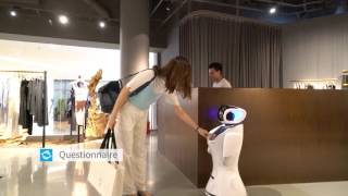 Today Sanbot smart service robot is serving you [upl. by Gerrard]