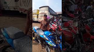 আলমডাঙা হাটের আকর্ষণীয় জিকসার মোটরসাইকেল Attractive Gixer Motorcycle [upl. by Idelson]