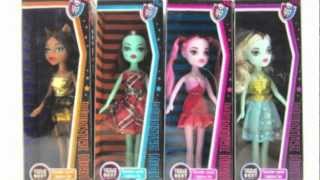 Monster High Ripoffs Four Copies Fake Dolls and Knock Offs [upl. by Rimat]