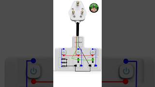 Extension Board wiring shortsshortsfeedwiringtecnicelectricianelectricalinstallation daigram [upl. by Viv]