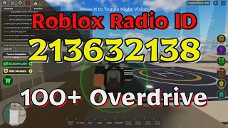 Overdrive Roblox Radio CodesIDs [upl. by Sinclair]