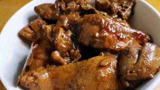 CHICKEN ADOBO WITH LIVER panlasang pinoy  pagkaing pinoy recipe chickenadobo lutosamanok [upl. by Ithsav]