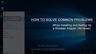 How to Solve Common Problems When Installing and Setting Up a Wireless Adapter Windows [upl. by Eanahc]