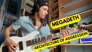 Megadeth  Architecture Of Aggression Bass Cover [upl. by Raycher]