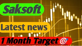 Saksoft share  Saksoft share latest news  Saksoft share news [upl. by Dazraf]