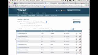 iContact Lists Export [upl. by Hada265]