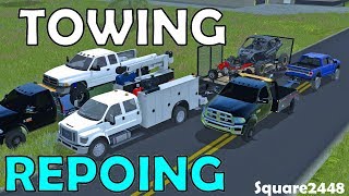 Farming Simulator 17  Towing amp Repoing  Toys  Cars  Lifted Truck  Ford Raptor [upl. by Tarrel]