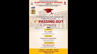 JSPMs Rajarshi Shahu College Of Engineering  2nd Passing Out Ceremony 2024 [upl. by Schmidt]