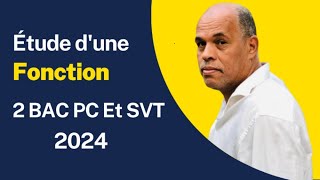 Etude dune fonction pour les 2Bac pc et Svt  Exercice corrigé [upl. by Aggappera305]