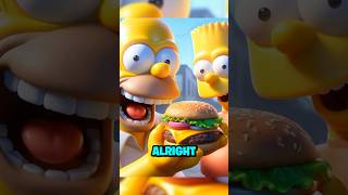 Bart’s Epic Burger Craving 🍔 thesimpsons simpsonsfunny funny [upl. by Schreib]