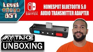 Homespot Bluetooth 50 Audio Transmitter Adapter Unboxing [upl. by Soalokin]