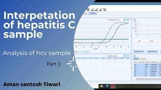 Hepatitis c virus sample test  analysis of HCV sample in RT PCR machine  Alta pcr machine [upl. by Nerrej]